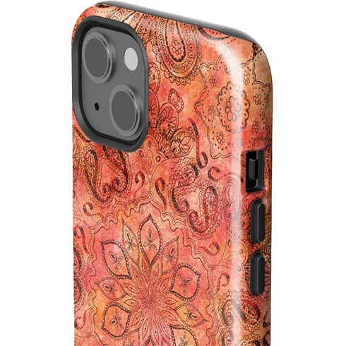 Orange Zen iPhone 15 Impact Case