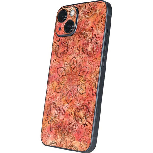 Orange Zen iPhone 15 Plus Skin