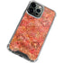 Orange Zen iPhone 15 Pro Clear Case