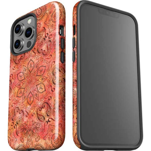 Orange Zen iPhone 15 Pro Impact Case