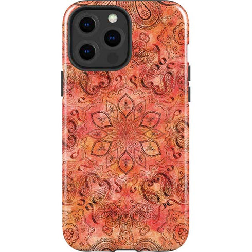 Orange Zen iPhone 15 Pro Max Impact Case