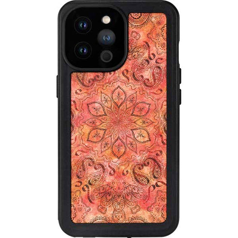 Orange Zen iPhone 14 Pro Max Waterproof Case