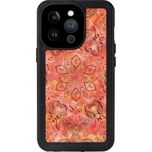 Orange Zen iPhone 14 Pro Waterproof Case
