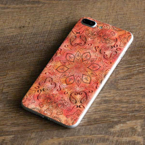 Orange Zen iPhone 8 Plus Skin