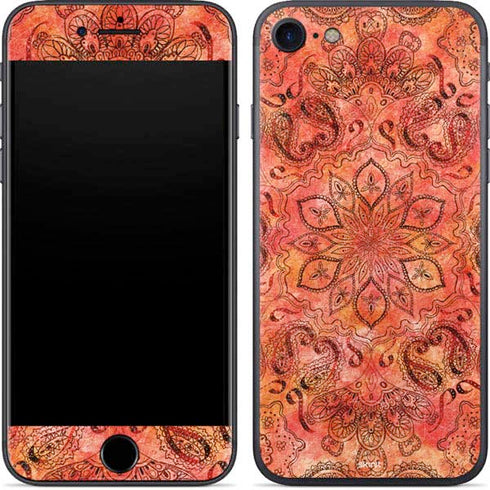 Orange Zen iPhone 8 Skin