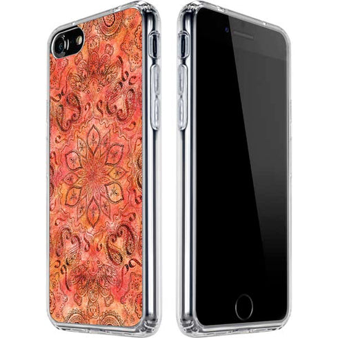 Orange Zen iPhone SE (2nd & 3rd Gen) Clear Case