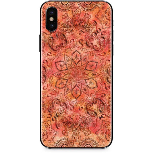 Orange Zen iPhone XS Skin