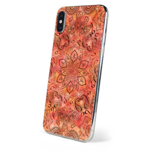 Orange Zen iPhone XS Skin