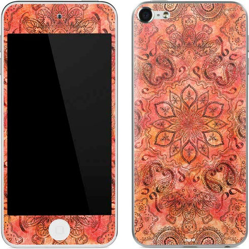 Orange Zen Apple iPod Skin