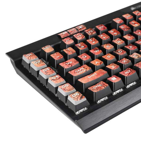 Orange Zen K95 RGB PLATINUM Mechanical Gaming Keyboard Skin