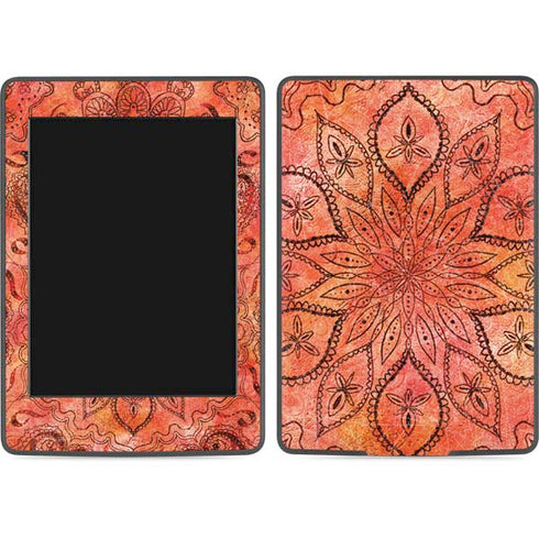 Orange Zen Amazon Kindle Skin