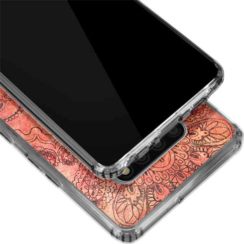 Orange Zen LG Stylo 6 Clear Case