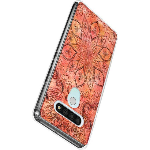 Orange Zen LG Stylo 6 Clear Case