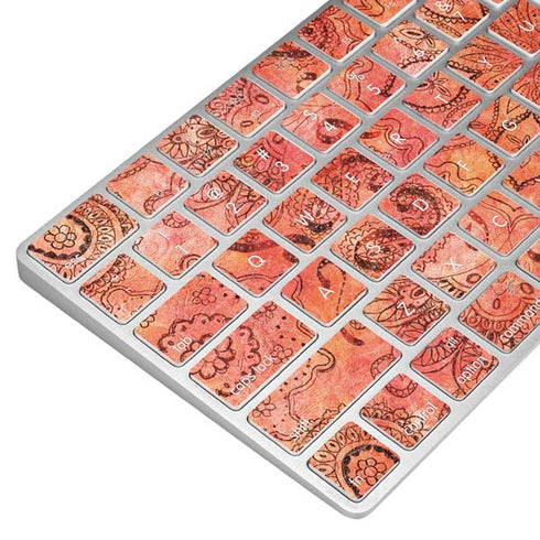 Orange Zen Magic Keyboard Skin