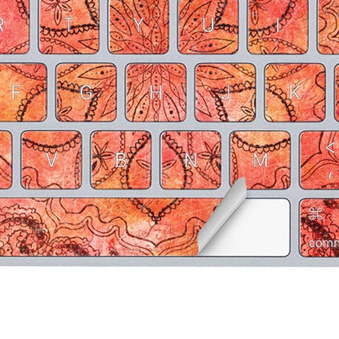 Orange Zen Magic Keyboard Skin