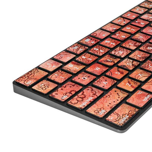 Orange Zen Magic Keyboard with Numeric Keypad Skin