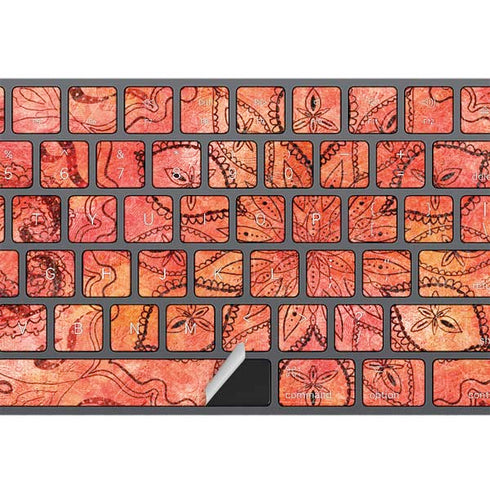 Orange Zen Magic Keyboard with Numeric Keypad Skin