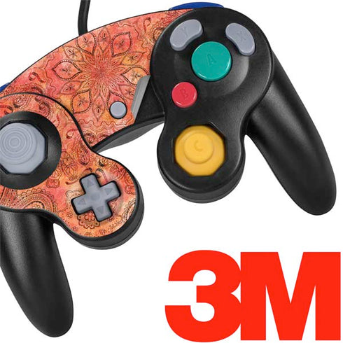 Orange Zen Nintendo GameCube Controller Skin