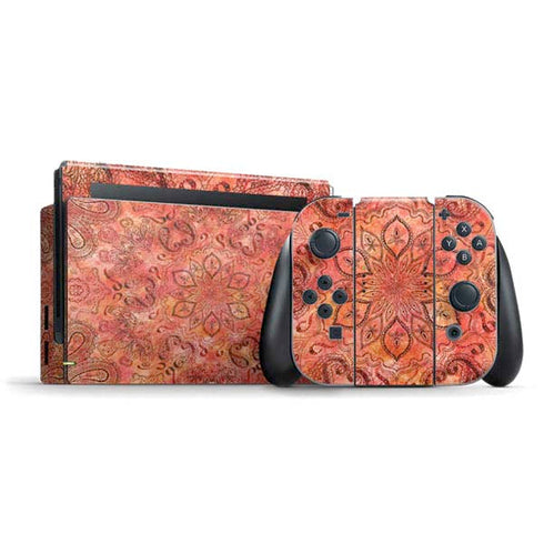 Orange Zen Nintendo Switch Bundle Skin