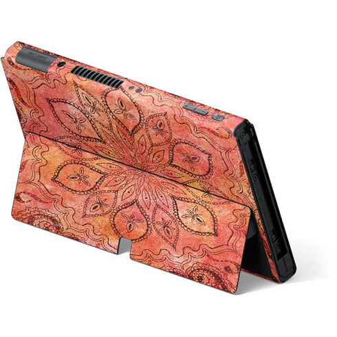 Orange Zen Nintendo Switch OLED (2021) Skin
