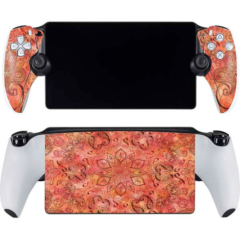 Orange Zen PlayStation Portal Remote Player Skin