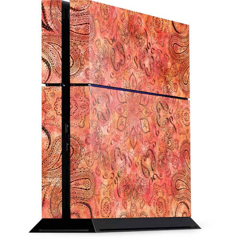 Orange Zen PS4 Console Skin