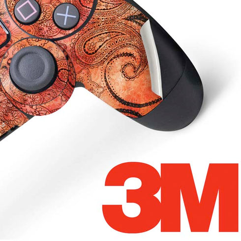 Orange Zen PS4 Controller Skin
