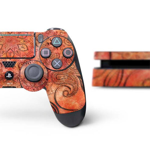 Orange Zen PS4 Slim Bundle Skin