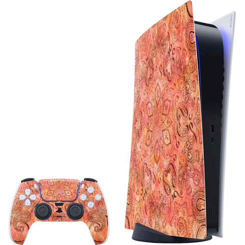 Orange Zen PS5 Digital Edition Bundle Skin