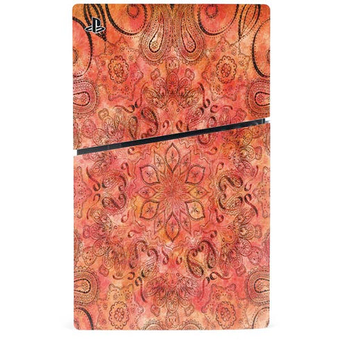 Orange Zen PS5 Slim Disk Bundle Skin