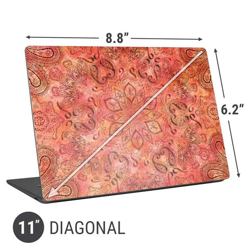 Orange Zen Universal Laptop 11in (8.8 x 6.2in) Skin