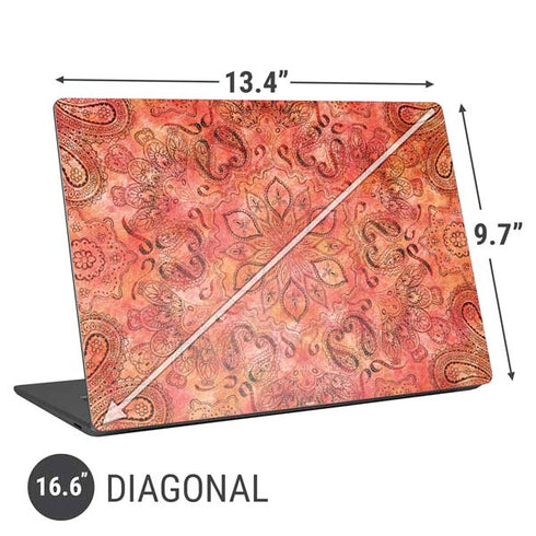 Orange Zen Universal Laptop 16.6in (13.4 x 9.7in) Skin