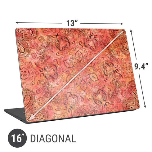 Orange Zen Universal Laptop 16in (13 x 9.4in) Skin