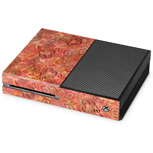 Orange Zen Xbox One Console Skin