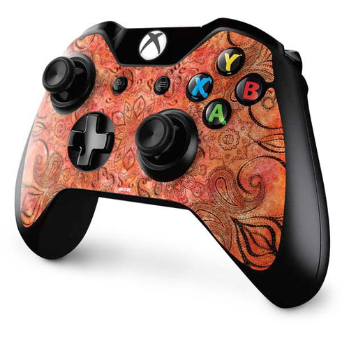 Orange Zen Xbox One Controller Skin