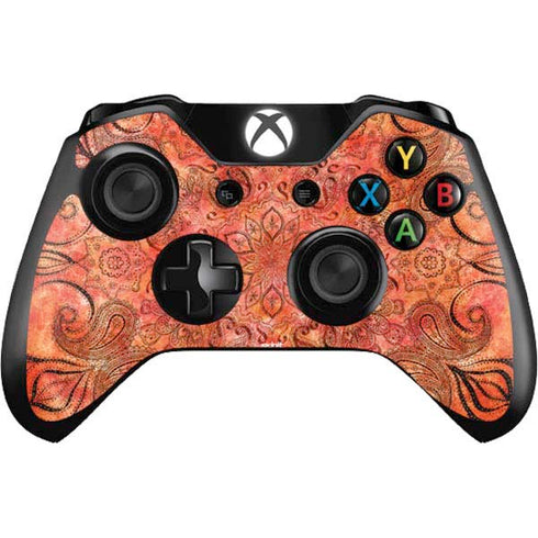 Orange Zen Xbox One Controller Skin