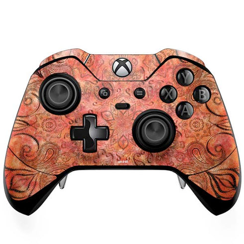 Orange Zen Xbox One Elite Controller Skin