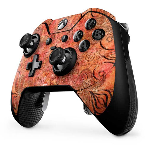 Orange Zen Xbox One Elite Controller Skin