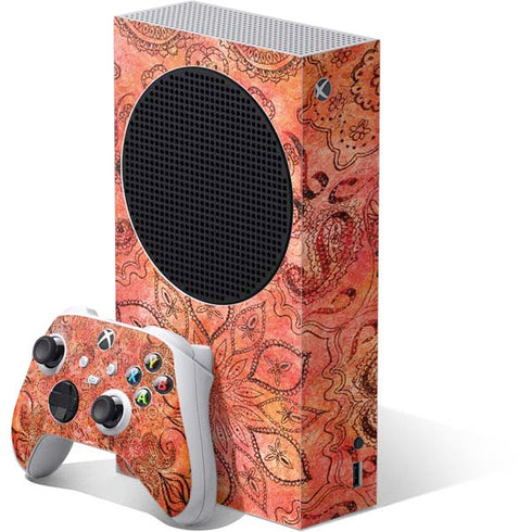 Orange Zen Xbox Series S Bundle Skin