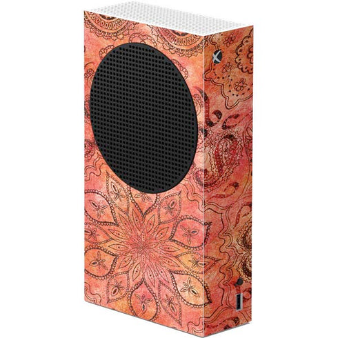 Orange Zen Xbox Series S Console Skin