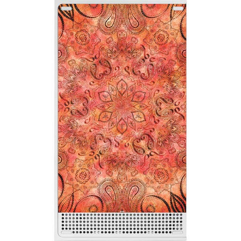 Orange Zen Xbox Series S Console Skin