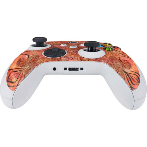 Orange Zen Xbox Series S Controller Skin