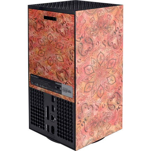 Orange Zen Xbox Series X Console Skin