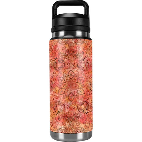 Orange Zen YETI Rambler 26oz Bottle Skin