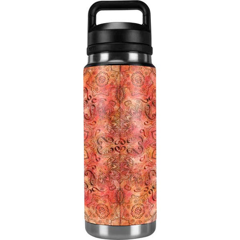 Orange Zen YETI Rambler 26oz Bottle Skin