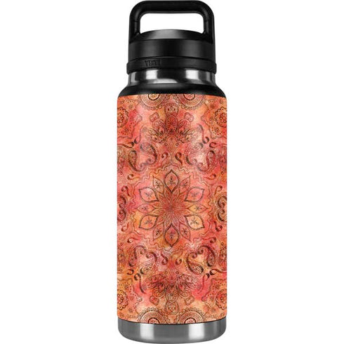 Orange Zen YETI Rambler 36oz Bottle Skin