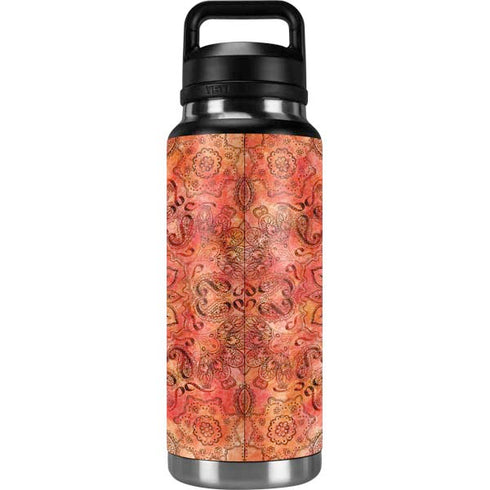 Orange Zen YETI Rambler 36oz Bottle Skin