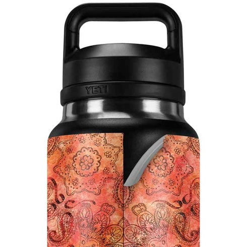 Orange Zen YETI Rambler 36oz Bottle Skin