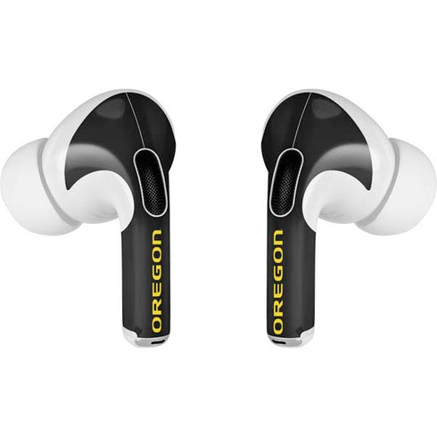 University of Oregon Ducks Black Gradient Apple AirPods Pro Skin