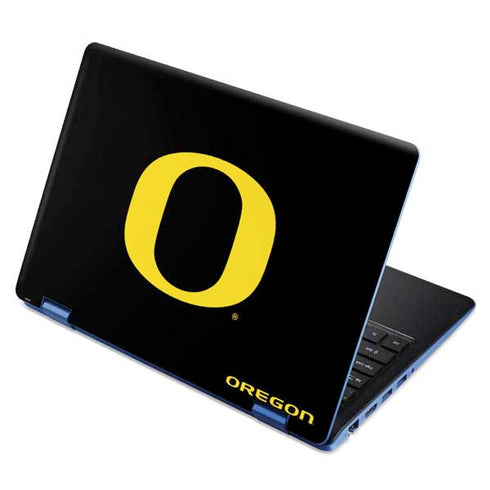 University of Oregon Ducks Black Gradient Aspire R11 11.6in Skin